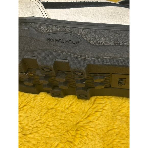 Vans Off The Wall Low Top Shoes Sneakers LEATHER Size 11 Men Black White Skater - Picture 9 of 9